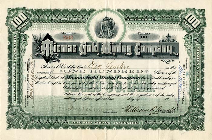 Micmac Gold Mining Co.